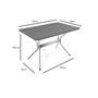 Imagem de Conjunto: Mesa Sala Jantar Loire c/ Tampo de Madeira 160cm e 6 Cadeiras Nápoles Cromada/Preto 110 - Kappesberg