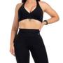 Imagem de Conjunto Moda Fitness Feminino Roupa Academia Confortável Treino Ginastica Cós Alto Top Short Saia Legging Verão 2024 