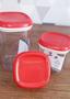 Imagem de Conjunto Modular Clear 3 peças Vermelho