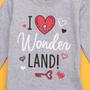 Imagem de Conjunto Moletom Bebê Mia Kids Peluciado I Wonder Land Feminino