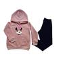 Imagem de Conjunto Moletom e Calça Legging Infantil Menina Cotton