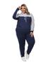 Imagem de Conjunto Moletom Flanelado Feminino Plus Size Tendencia