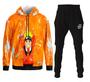 Imagem de Conjunto Moletom Infantil e Adulto Uzumaki Laranja Naruto Anime Cosplay