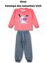 Imagem de Conjunto Moletom Infantil Feminino Roupa Menina Inverno 2 Peças - 1 Blusa e 1 Calça