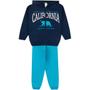 Imagem de Conjunto Moletom Infantil Masculino Blusa e Calça Flanelado Agasalho Inverno Capuz Ziper Punho, Roupa Menino criança tamanhos 04 06 08