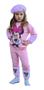 Imagem de Conjunto Moletom Infantil Menina Minnie Inverno Frio Boina