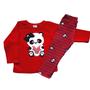 Imagem de Conjunto Moletom infantil menina Panda Lacinho - Elian