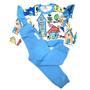 Imagem de Conjunto Moletom Menina Calça Azul Blusa Colorida Mylu fun