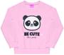 Imagem de Conjunto Moletom Menina Panda Rosa