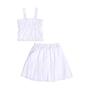 Imagem de Conjunto Momi Cropped e Saia Branco H4847