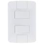 Imagem de Conjunto Montado Aria 4x2 2 Interruptores Simples 6A 250v Afastados Tramontina