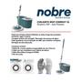 Imagem de Conjunto Mop Nobre Compact com Refil Extra e Luva de Malha