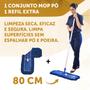 Imagem de Conjunto Mop Pó Eletrostático Euro 80cm Com + 1 Refil Extra