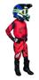 Imagem de Conjunto Motocross Infantil Preto Vermelho Amx