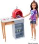 Imagem de Conjunto Móveis Barbie ao Ar Livre com Forno de Pizza de Tijolo + Comida e Utensílios