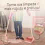 Imagem de Conjunto Pá E Vassoura C/ Cabo Limpe+ Versátil Prático Casa Escritório Design Elegante