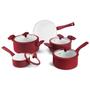 Imagem de Conjunto panela 5pc vermelho hercules pa300-5pvm