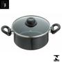 Imagem de Conjunto Panelas Preta Indução Cooktop Elétrico Á Gás 3 Pçs