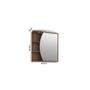 Imagem de Conjunto para Banheiro com Gabinete, Cuba e Espelheira 60cm Duna - Móveis Bosi - Nogal/Branco
