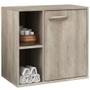 Imagem de Conjunto Para Banheiro Gabinete Suspenso 60cm Com Cuba E Espelho Anne B06 Barrique - Lyam Decor