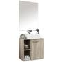 Imagem de Conjunto Para Banheiro Gabinete Suspenso 60cm Com Cuba E Espelho Anne B06 Barrique - Lyam Decor