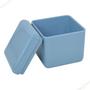 Imagem de Conjunto para Banheiro Kit 3 Peças Bancada Lavabo Cube Azul