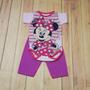 Imagem de Conjunto Para Bebê Body Bory + Calça Estampa da Minnie Rosa Pink REF S203F