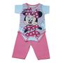 Imagem de Conjunto Para Bebê Body Bory + Calça Estampa da Minnie Salmão REF S203D