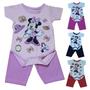 Imagem de Conjunto Para Bebê Body Bory Com Estampa da Minnie + Calça Várias Cores REF S204