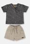Imagem de Conjunto para Bebê Menino com Bata e Bermuda Up Baby