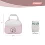 Imagem de Conjunto para Bebê Reborn com 03 Fraldas com Bolsa Maternidade Rosa