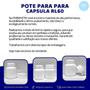 Imagem de Conjunto Para Comprimidos 10 Potes 60Ml Com Tampa Lacre