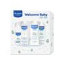 Imagem de Conjunto para Cuidados Mustela Welcome Baby - Shampoo, Gel de limpeza, Loção corporal e Spray purificador
