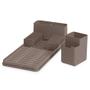 Imagem de Conjunto Para Pia Single Brinox Organize 4 Peças Warm Gray