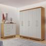 Imagem de Conjunto Para Quarto com Guarda-Roupa NT5190 e Cômoda NT5185 Notável Móveis