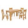 Imagem de Conjunto para Sala de Jantar com 4 Cadeiras Cloe