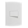 Imagem de Conjunto Peesa Alfa 1502B 1 Interruptor Paralelo Branco