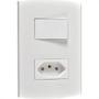 Imagem de Conjunto Peesa Alfa 1543A 1 Interruptor Sim.Tom 10A