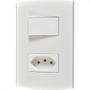 Imagem de Conjunto Peesa Alfa 1543A 1 Interruptor Sim.Tom 10A