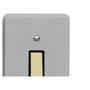 Imagem de Conjunto Perlex 4X2 Cinza Com Placa(1Simples ) 1381