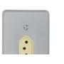 Imagem de Conjunto Perlex 4X2 Cinza Com Placa(1Tomada 10A) 1311
