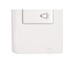 Imagem de Conjunto Perlex Aros 4X2 Branco Com Placa(1Campainha) 7385