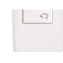 Imagem de Conjunto Perlex Aros 4X2 Branco Com Placa(1Campainha) 7385