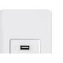Imagem de Conjunto Perlex Aros 4X2 Branco Com Placa(1Tomada Usb) 7317