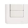 Imagem de Conjunto Perlex Aros 4X2 Branco Com Placa(3Simples) 7383