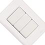Imagem de Conjunto Perlex Aros 4X2 Branco Com Placa(3Simples) 7383