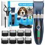 Imagem de Conjunto Pet Clipper Electric Silent com 8 pentes guia para cães e 