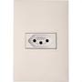 Imagem de Conjunto Pial Plus+ 4X2 Branco Com Placa(1Tomada 20A) 615081Bc
