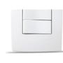 Imagem de Conjunto Pial Plus 4X2 Branco Com Placa(3Simples) 613100