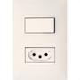 Imagem de Conjunto Pial Plus+ Branco 1 Par+1Tomada 20A 078Bc